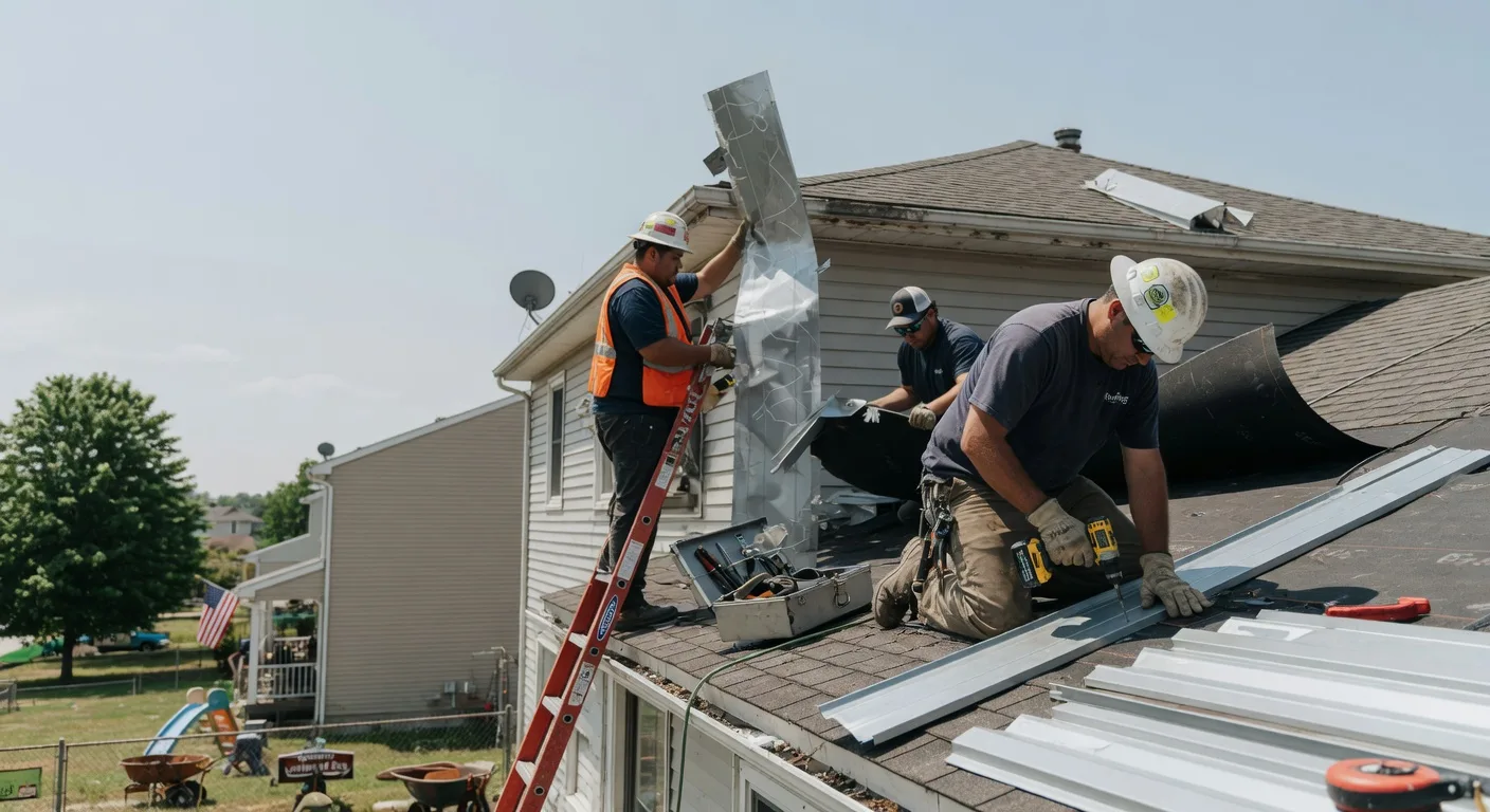 Storm Damage Metal Roof Repair in Mule Creek, NM